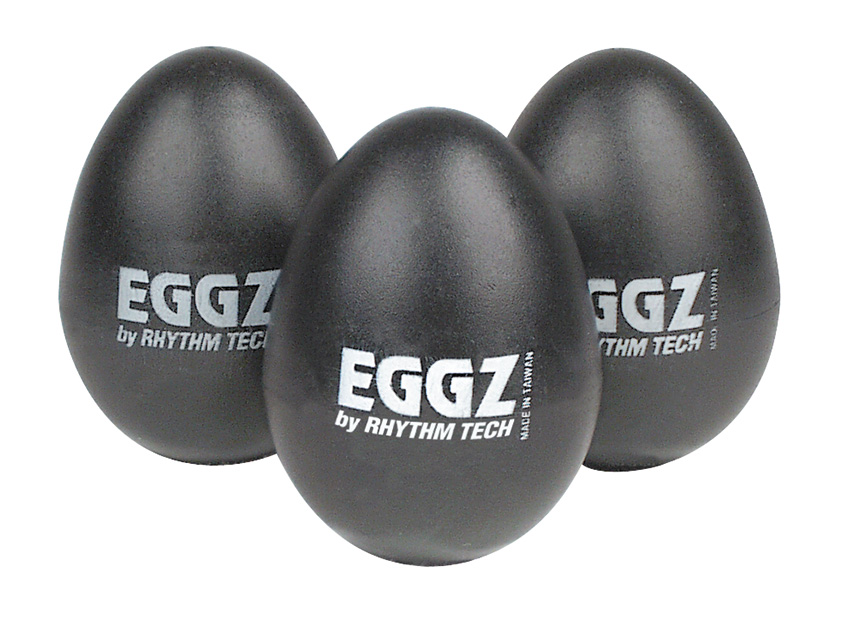 three Rhythm Tech egg shakers