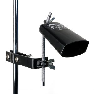 mounted black Rhythm Tech cowbell