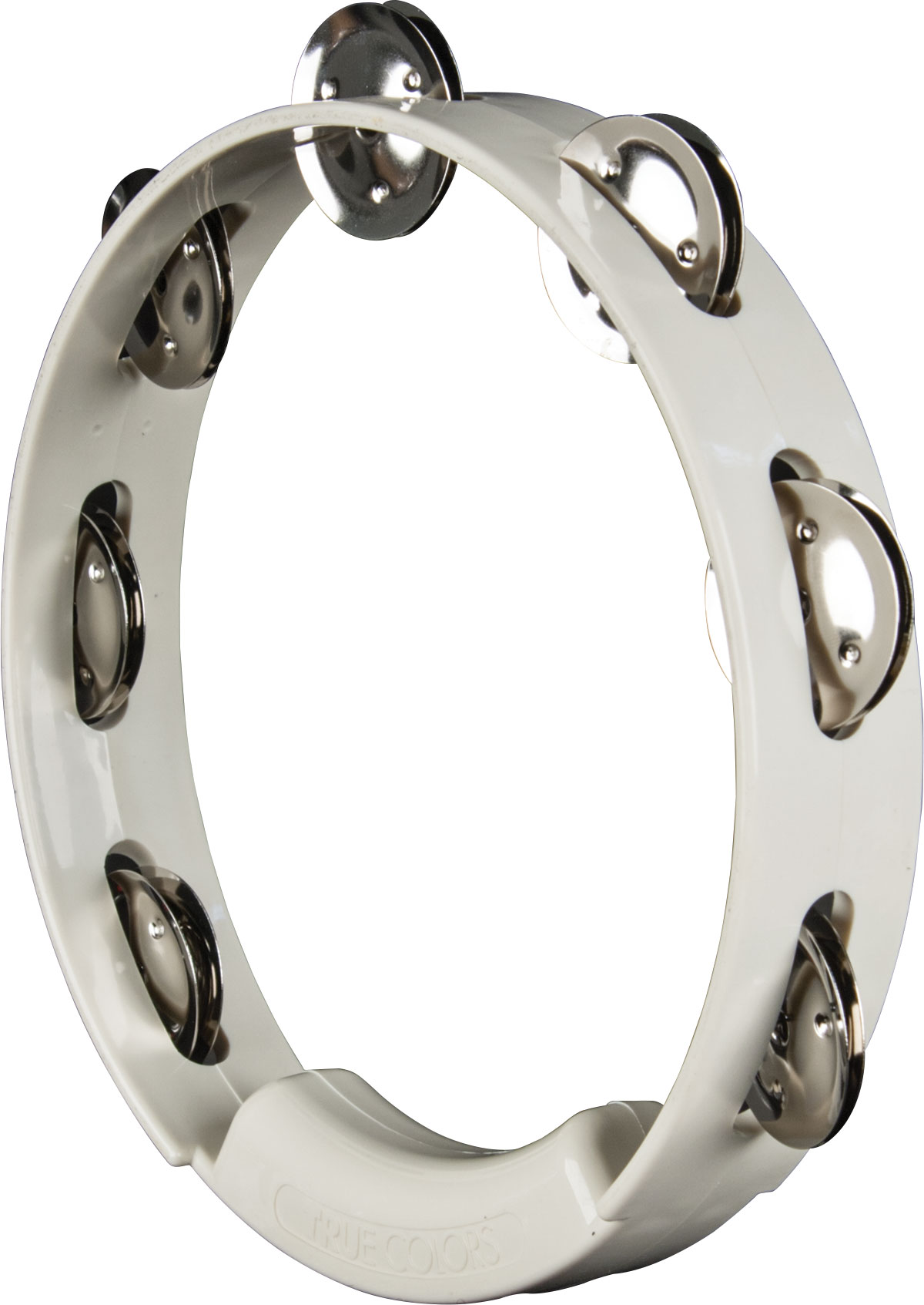 white circular tambourine